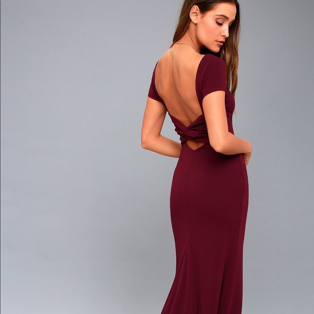 Lulus Endless Maxi Dress with open back